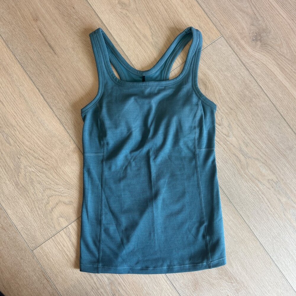 prAna Becksa Blue Activewear Tank Top XS